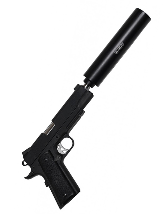 ASP .45 Pistol Silencer Bowers Group